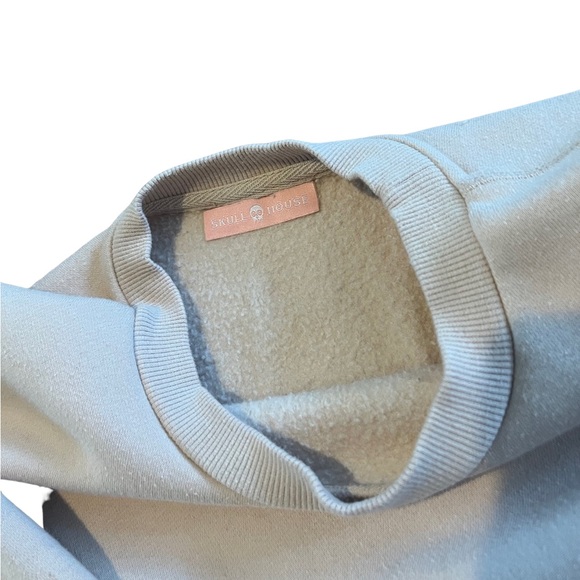 SKULLHOUSE - Cream Bubble Sleeve Crewneck - Picture 2 of 2